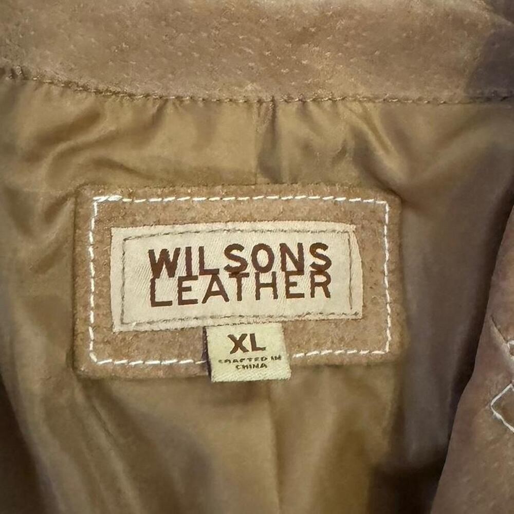 Wilsons leather brown suede jacket - Picture 3 of 3